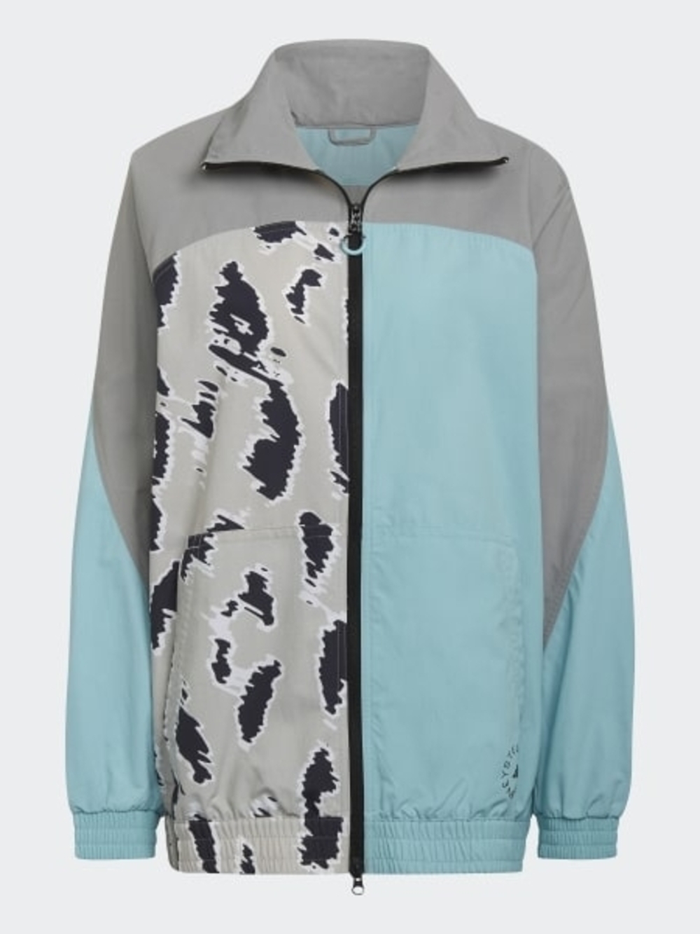 NWT Adidas by Stella McCartney Track Jacket - Splash Print Blue/Grey - Size M